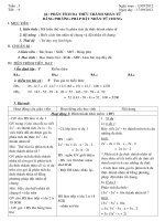 Giáo án Đại số 8 - Học kỳ I - Tuần 5