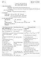 Giáo án Đại số 8 - Học kỳ I - Tuần 11