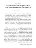 tăng cường tiếp cận thuốc điều trị AIDSOVN
