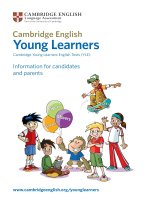 Cambridge English - Young Learners Information for candidates