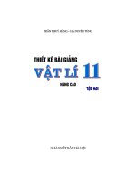 thiết kế bài giảng vật lí 11 nâng cao tâp 2