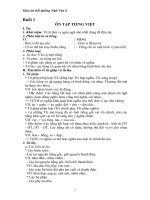 Giáo án bồi dưỡng học sinh dạy thêm Ngữ văn lớp 6 tham khảo (3)