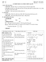Giáo án Đại số 8 - Học kỳ I - Tuần 16