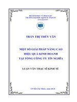 MỘT SỐ GIẢI PHÁP NÂNG CAO HIỆU QUẢ KINH DOANH TẠI TỔNG CÔNG TY TÍN NGHĨA.PDF