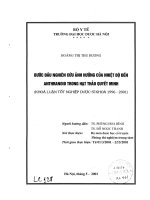 Bước đầu nghiên cứu ảnh hưởng của nhiệt độ đến anthrranoid trong hạt thảo quyết minh