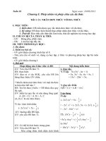 Giáo án Đại số 8 cả năm 2