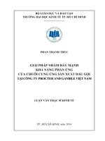 GIẢI PHÁP NHẰM ĐẨY MẠNH KHẢ NĂNG PHẢN ỨNG CỦA CHUỖI CUNG ỨNG SẢN XUẤT DẦU GỘI TẠI CÔNG TY PROCTER AND GAMBLE VIỆT NAM.PDF