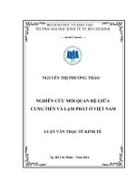 NGHIÊN CỨU MỐI QUAN HỆ GIỮA CUNG TIỀN VÀ LẠM PHÁT Ở VIỆT NAM.PDF