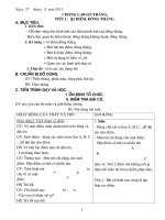 Giáo án Hình học 6 năm 2011-2012