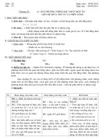 Giáo án đại số 8 - Học kỳ II - Tuần 28