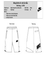 BẢNG HÌNH VẼ MÔ TẢ MẪU