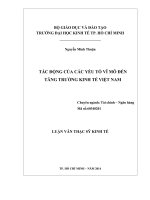 TÁC ĐỘNG CỦA CÁC YẾU TỐ VĨ MÔ ĐẾN TĂNG TRƯỞNG KINH TẾ VIỆT NAM.PDF