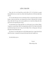 Nâng cao sự hài lòng của sinh viên về chất lượng dịch vụ đào tạo tại trường đại học kinh tế tài chính TPHCM  Luận văn thạc sĩ