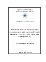 MỘT SỐ GIẢI PHÁP ĐẨY MẠNH HOẠT ĐỘNG MARKETING XUẤT KHẨU CAO SU THIÊN NHIÊN CỦA CÔNG TY CỔ PHẦN CAO SU PHƯỚC HÒA GIAI ĐOẠN 2013 - 2018.PDF