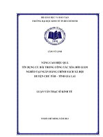 ÂNG CAO HIỆU QUẢ TÍN DỤNG ƯU ĐÃI TRONG CÔNG TÁC XÓA ĐÓI GIẢM NGHÈO TẠI NGÂN HÀNG CHÍNH SÁCH XÃ HỘI HUYỆN CHƯ PĂH - TỈNH GIA LAI.PDF