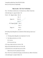 ĐỀ THI MÔN CẤU TRÚC VẢI DỆT KIM - ĐỀ THI CUỐI KỲ 2- NĂM HỌC 2010-2011