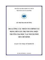 ĐO LƯỜNG CÁC NHÂN TỐ CHÍNH TÁC ĐỘNG ĐẾN GIÁ TRỊ THƯƠNG HIỆU TRƯỜNG ĐẠI HỌC TẠI TPHCM.PDF