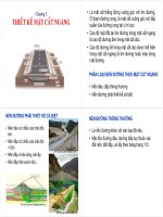 Bài giảng thiết kế đường ô tô thầy Nguyễn Thanh Hải ĐHBK TPHCM Chương 5