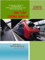 Sách bài tập trắc nghiệm tiếng anh 9