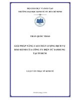 GIẢI PHÁP NÂNG CAO CHẤT LƯỢNG DỊCH VỤ BẢO HÀNH CỦA CÔNG TY ĐIỆN TỬ SAMSUNG TẠI TPHCM.PDF