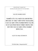 NGHIÊN CỨU CÁC NHÂN TỐ ẢNH HƯỞNG ĐẾN ĐẦU TƯ TRỰC TIẾP NƯỚC NGOÀI (FDI) VÀO CÁC KHU CÔNG NGHIỆP ĐỒNG NAI ĐỀ XUẤT GIẢI PHÁP HOÀN THIỆN TRONG THU HÚT FDI VÀO CÁC KHU CÔNG NGHIỆP ĐỒNG NAI.PDF