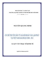 CƠ CHẾ TRUYỀN DẪN TỶ GIÁ HỐI ĐOÁI VÀO LẠM PHÁT TẠI VIỆT NAM GIAI ĐOẠN 2000-2012.PDF