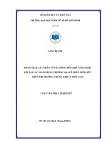 PHÂN TÍCH CÁC NHÂN TỐ TÁC ĐỘNG ĐẾN KHẢ NĂNG SINH LỜI TẠI CÁC NGÂN HÀNG THƯƠNG MẠI CỔ PHẦN NIÊM YẾT TRÊN THỊ TRƯỜNG CHỨNG KHOÁN VIỆT NAM.PDF
