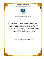 GIẢI PHÁP PHÁT TRIỂN HOẠT ĐỘNG PHÁT HÀNH VÀ THANH TOÁN THẺ QUỐC TẾ TẠI NGÂN HÀNG NÔNG NGHIỆP VÀ PHÁT TRIỂN NÔNG THÔN VIỆT NAM.PDF
