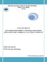 QUẢN TRỊ DOANH NGHIỆP VÀ THÀNH QUẢ HOẠT ĐỘNG BẰNG CHỨNG THỰC NGHIỆM CỦA CÁC CÔNG TY NIÊM YẾT  LUẬN VĂN THẠC SĨ.PDF