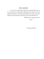 Luận văn Thạc sĩ 2014 Phân tích tác động của các nhân tố đến tỷ suất sinh lợi cổ phiếu trên TTCK Việt Nam