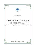 TỰ CHỦ TÀI CHÍNH TẠI CÁC ĐƠNH VỊ SỰ NGHIỆP CÔNG LẬP NGHIÊN CỨU TRƯỜNG HỢP TRƯỜNG ĐẠI HỌC KINH TẾ TPHCM  LUẬN VĂN THẠC SĨ.PDF