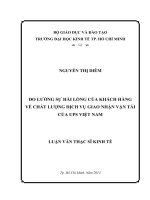 ĐO LƯỜNG SỰ HÀI LÒNG CỦA KHÁCH HÀNG VỀ CHẤT LƯỢNG DỊCH VỤ GIAO NHẬN VẬN TẢI CỦA UPS VIỆT NAM.PDF