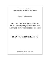 GIẢI PHÁP TÀI CHÍNH NẰM NÂNG CAO CHẤT LƯỢNG DỊCH VỤ TRUYỀN HÌNH CỦA ĐÀI TRUYỀN HÌNH TP. HỒ CHÍ MINH.PDF