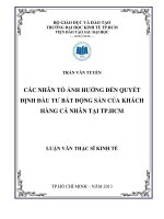 CÁC NHÂN TỐ ẢNH HƯỞNG ĐẾN QUYẾT ĐỊNH ĐẦU TƯ BẤT ĐỘNG SẢN CỦA KHÁCH HÀNG CÁ NHÂN TẠI TPHCM.PDF