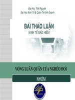 vòng luẩn quẩn của nghèo đói