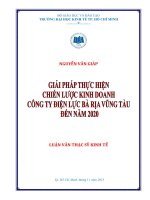 GIẢI PHÁP THỰC HIỆN CHIẾN LƯỢC KINH DOANH CÔNG TY ĐIỆN LỰC BÀ RỊA VŨNG TÀU ĐẾN NĂM 2020  LUẬN VĂN THẠC SĨ.PDF