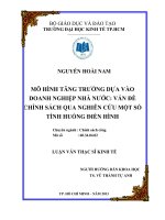 MÔ HÌNH TĂNG TRƯỞNG DỰA VÀO DOANH NGHIỆP NHÀ NƯỚC VẤN ĐỀ CHÍNH SÁCH QUA NGHIÊN CỨU MỘT SỐ TÌNH HUỐNG ĐIỂN HÌNH.PDF