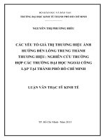 CÁC YẾU TỐ GIÁ TRỊ THƯƠNG HIỆU ẢNH HƯỞNG ĐẾN LÒNG TRUNG THÀNH THƯƠNG HIỆU NGHIÊN CỨU TRƯỜNG HỢP CÁC TRƯỜNG ĐẠI HỌC NGOÀI CÔNG LẬP TẠI THÀNH PHỐ HỒ CHÍ MINH.PDF