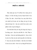 Bản chất và các hình thức biểu hiện của giá trị thặng dư