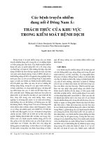 Các bệnh truyền nhiễm đang nổi ở Đông Nam Á