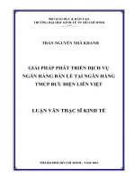 GIẢI PHÁP PHÁT TRIỂN DỊCH VỤ NGÂN HÀNG BÁN LẺ TẠI NGÂN HÀNG TMCP BƯU ĐIỆN LIÊN VIỆT.PDF