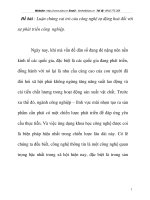 Đề bài Luận chứng vai trò của công nghệ tự động hoá đối với sự phát triển công  nghiệp.