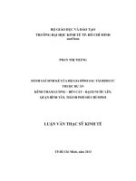 ĐÁNH GIÁ SINH KẾ CỦA HỘ GIA ĐÌNH SAU TÁI ĐỊNH CƯ THUỘC DỰ ÁN KÊNH THAM LƯƠNG - BẾN CÁT - RẠCH NƯỚC LÊN, QUẬN BÌNH TÂN, TPHCM.PDF