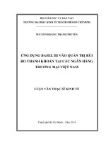 ỨNG DỤNG BASEL III VÀO QUẢN TRỊ RỦI RO THANH KHOẢN TẠI CÁC NGÂN HÀNG THƯƠNG MẠI VIỆT NAM.PDF