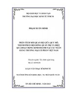 PHÂN TÍCH MỐI QUAN HỆ GIỮA QUY MÔ, THÀNH PHẦN HỘI ĐỒNG QUẢN TRỊ VÀ HIỆU QUẢ HOẠT ĐỘNG KINH DOANH TẠI CÁC NGÂN HÀNG THƯƠNG MẠI CỔ PHẦN VIỆT NAM.PDF