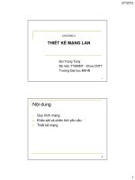 Bài giảng tổng quan về cài đặt và quản trị mạng