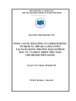 NÂNG CAO SỰ HÀI LÒNG CỦA KHÁCH HÀNG VỀ DỊCH VỤ THẺ QUA CHI LƯƠNG TẠI NGÂN HÀNG THƯƠNG MẠI CỔ PHẦN ĐẦU TƯ VÀ PHÁT TRIỂN VIỆT NAM CHI NHÁNH TIỀN GIANG.PDF