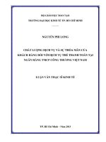 CHẤT LƯỢNG DỊCH VỤ VÀ SỰ THỎA MÃN CỦA KHÁC HÀNG ĐỐI VỚI DỊCH VỤ THẺ THANH TOÁN TẠI NGÂN HÀNG THƯƠNG MẠI CỔ PHẦN CÔNG THƯƠNG VIỆT NAM.PDF