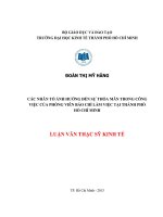 CÁC NHÂN TỐ ẢNH HƯỞNG ĐẾN SỰ THỎA MÃN TRONG CÔNG VIỆC CỦA PHÓNG VIÊN BÁO CHÍ LÀM VIỆC TẠI TP. HỒ CHÍ MINH.PDF