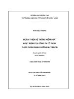 HOÀN THIỆN HỆ THỐNG KIỂM SOÁT HOẠT ĐỘNG TẠI CÔNG TY CỔ PHẦN THỰC PHẨM DINH DƯỠNG NUTIFOOD.PDF